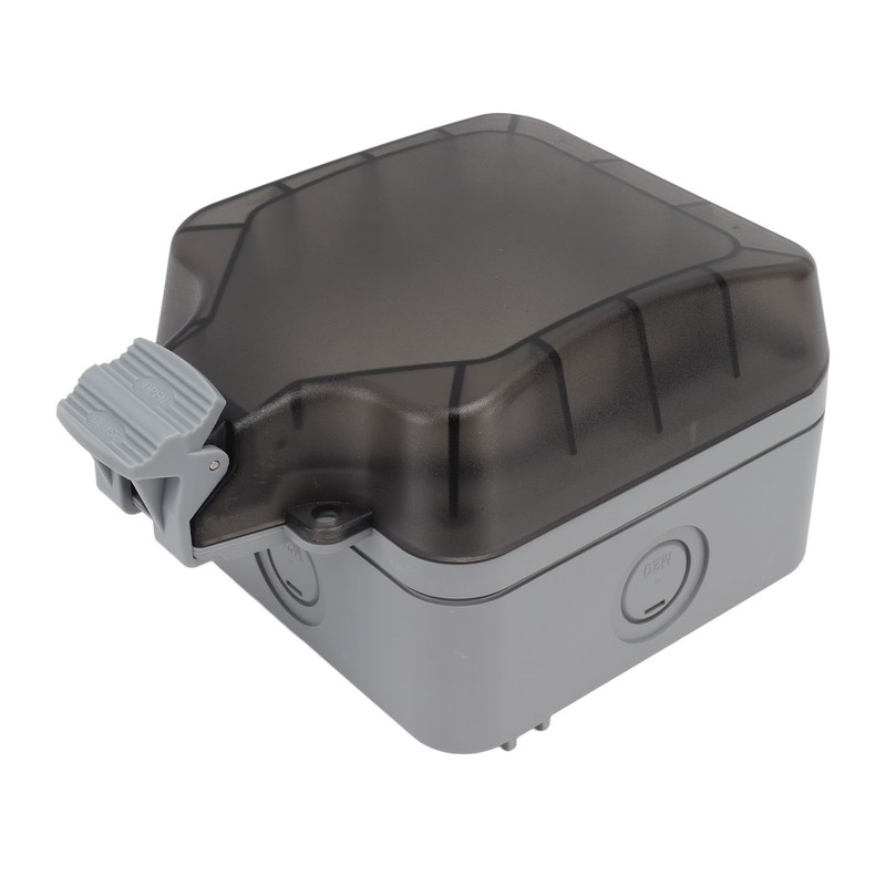 IP66 Outdoor Waterproof Switch Socket Box Surface Mounted Splashproof Dustproof