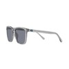 Coach HC8354U Universal Fit Sunglasses, Transparent Grey/Dark Blue Solid, 56