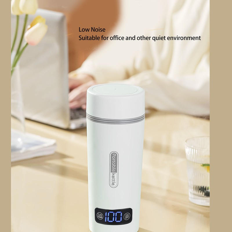 350ml Travel Electric Kettle 4 Temperature Settings Stainless Steel Heating