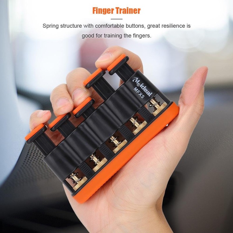 Finger Amplifier, Variable Hand Finger Strength, 5 Tension Exerciser Grip
