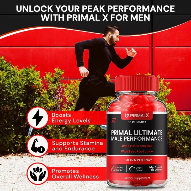 Primal Ultimate (3 Pack) Primal Ultimate Gummies for Men-PrimalX Vitamin