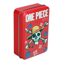 Paladone One Piece Jolly Rogers Carte da gioco per poker, Rummy, Go Fish, giochi di carte, licenza ufficiale Anime Merchandise & regalo da collezione in scatola di metallo