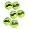 Kong Squeakair Balls, Color Amarillo, Mediano, Paquete de 6 Piezas