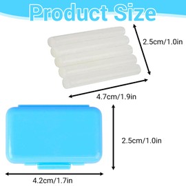 8-Pack Flavored Dental Wax for Braces, Provides Comfort, Flavored Orthodontic Wax for Braces Wearers, Easy to Use