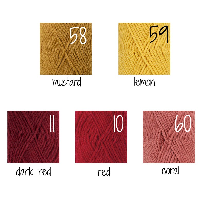 100% Wool Worsted Alaska 4 - Medium Aran - 450g