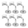 6 Pcs Wall Handrail Bracket 304 Stainless Steel Strong Bearing