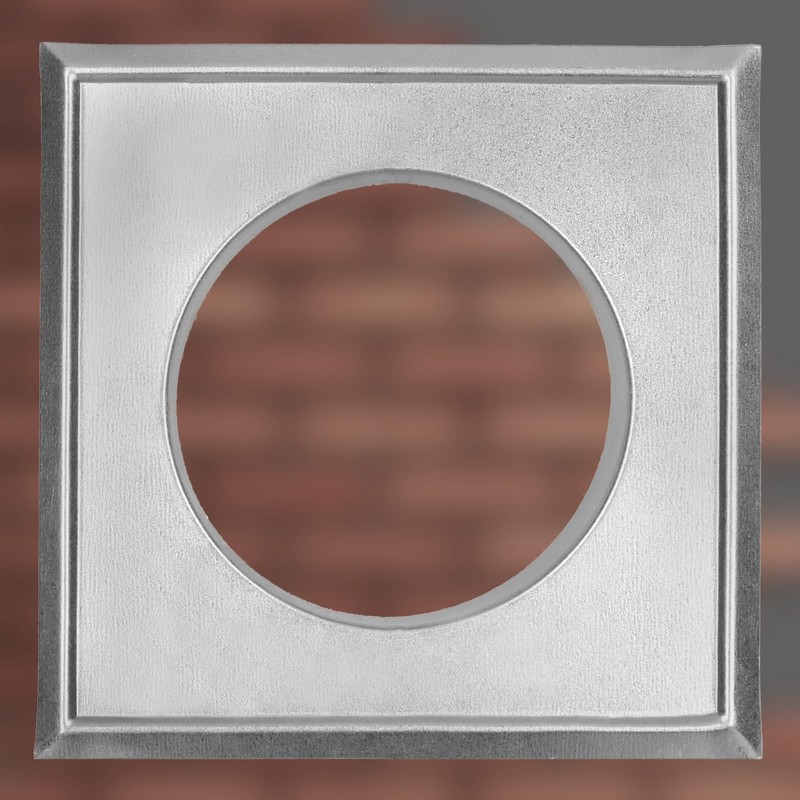 KOTARBAU® Stove Pipe Rosette Diameter 110 mm Galvanised Chimney Rose