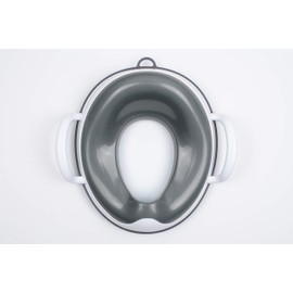 Prince Lionheart Tinkle Toilet Training Seat for Boys and Girls with Sturdy Handle and Built-in Splash Guard - Storm