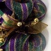 What A Mesh By Diana Happy Mardi Gras Wreath Handmade