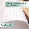 Beautissu BEAUTECT Mattress Underlay with Nubs 90 x 200 cm