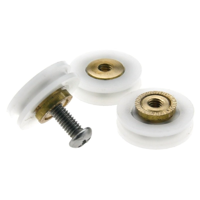 Micro Trader 8 Pieces V Grooved 19MM Wheel Dia Shower