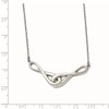 Stainless Steel Fancy Lobster Closure Polished Infinity Symbols Necklace 19