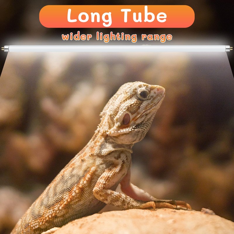 REPTI HOME T5 UVB Reptile Light 24W 10.0,UVA UVB Light
