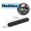 Veraly Organizador De Cables Adherible Silicón Oficina Hogar 1pz