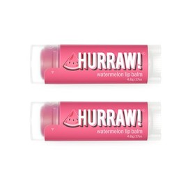 HURRAW Bálsamo Labial De Sandía (Paquete De 2) Orgánico, Vegano Certificado, Sin Crueldad Animal Ni Gluten. Ingredientes Naturales Sin Omg. Sin...    