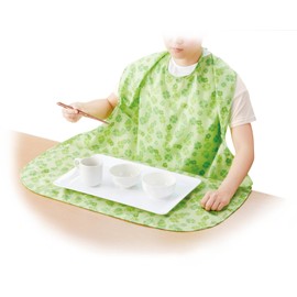 oosakimedyikaru Plus Heart Meal Apron for Side Tuck Beige Set of 1 