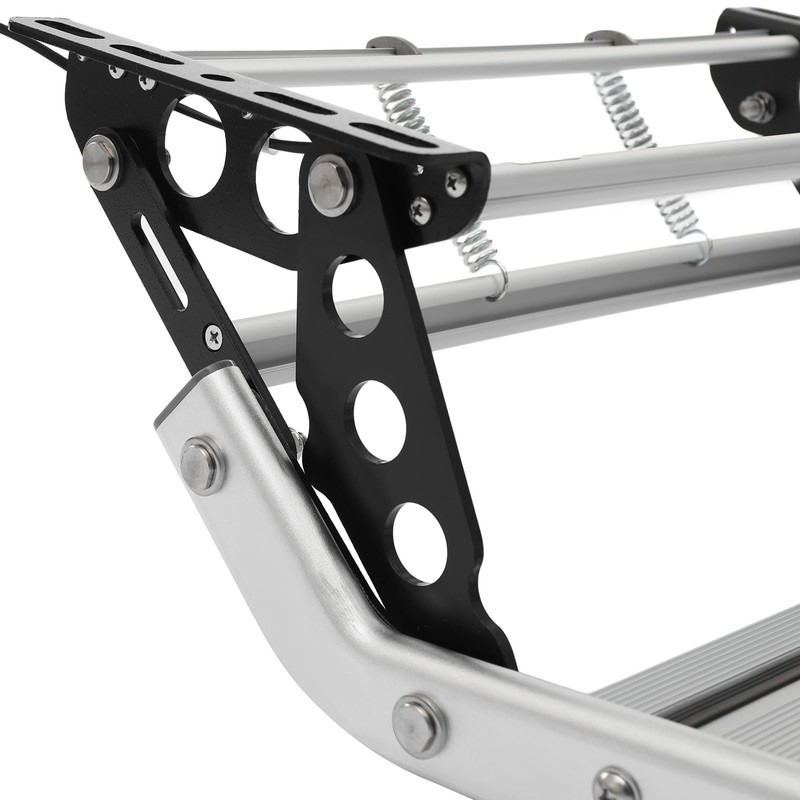 ATOLOMOTOR Folding RV Step with LED Light,330lbs Load Capacity Aluminum