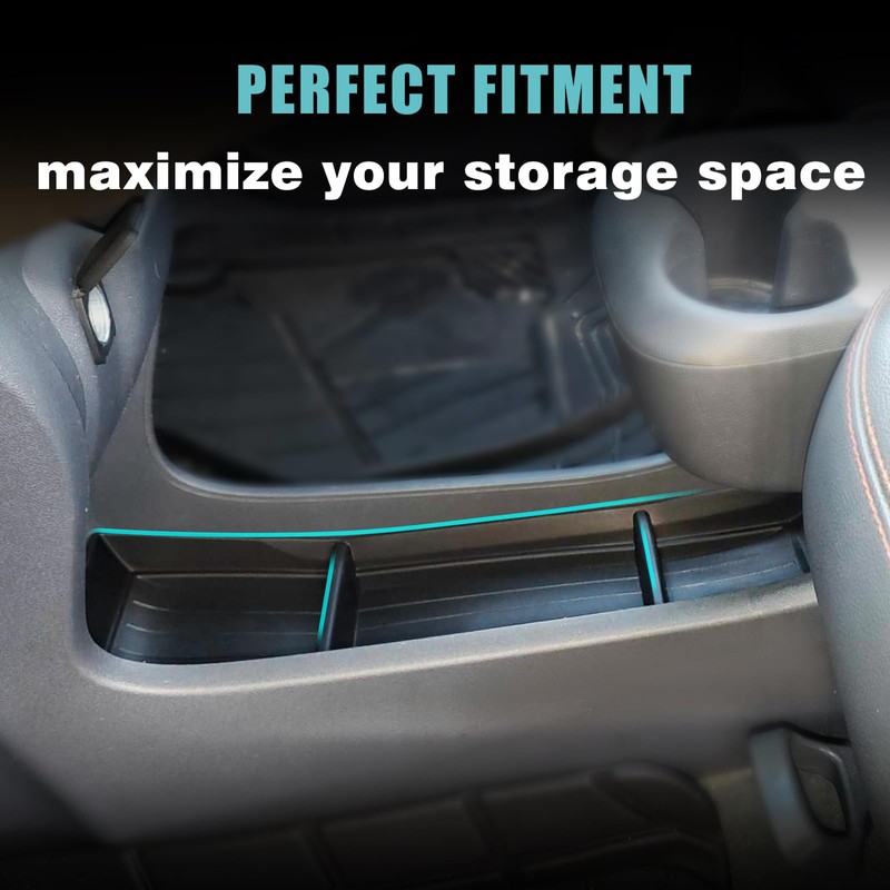 BestEvMod Center Console Organizer Armrest Storage Box & Lower Console