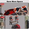 Butifooy Motorcycle Helmet Holder Wall Mount, Double Helmet Wall Mount