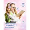 iClever Cat Ear Kids Bluetooth Headphones, LED Lights Up, 74/85dBA