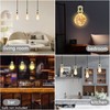 2 Pcs Ceiling Pendant Light Fitting E27 Rose Screw Lamp