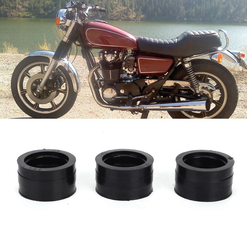 3pcs Carburetor Intake Manifold Boot Joint Fit for Yamaha XS750