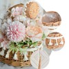Children's Easter Basket, Wedding Flower Basket with Handle, Flower Basket