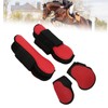 4 Pcs Horse Tendon Boots Set Soft Anti Slip Cushioning