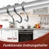 S Hooks Stainless Steel Set of 10 - Metal Hooks