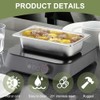 Breading Bowls Set of 3 GN Containers with Lid, Gastronorm
