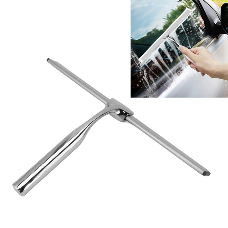 Shower Squeegee Stainless Steel All Purpose Household Bathroom Cleaner Tool