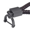 GZXYUAN 2 Pieces Car Braided Keychain Universal Keyring Ring with