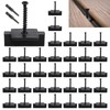 CNQLIS 600PCS Universal Nylon Clips Decking Fasteners for Installing Composite