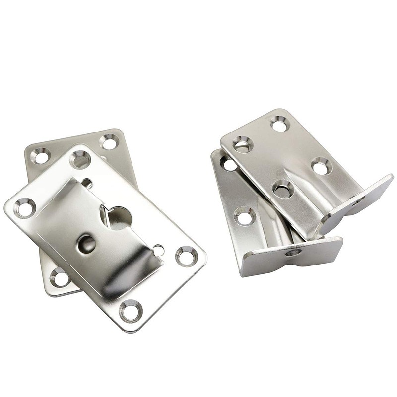 TAODAN 2 Sets Stainless Steel Removable Table Bracket, Support Rod