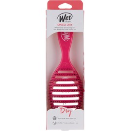 WET BRUSH, Speed Dry Hair Brush Pink, Cepillo Ventilado Desenredante, Minimiza Dolor y Daños, Ideal para Secadora, Desenreda Todo Tipo de Cabello, Cepilla Fácil y Adiós Nudos, Color Rosa