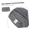 Ipetboom Breathable Lightweight Cotton Sleep Hat with Elastic Rim Hip