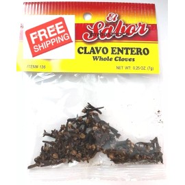 El sabor Whole Cloves ( Clavo Entero)