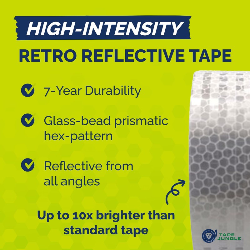 High Intensity Retro Reflective Tape (HXREF) [1 Roll] 2" (50mm)