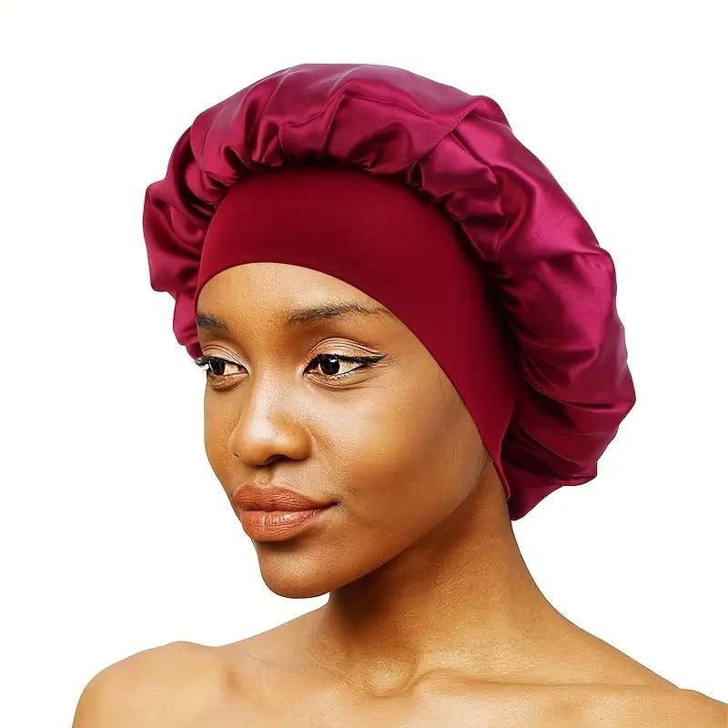 Boolavard 4 Pack Silk Bonnet for Sleeping Women Satin Bonnet