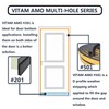 VITAM AMO Weather Stripping Seal Strip for Doors/Windows 18 Feet,
