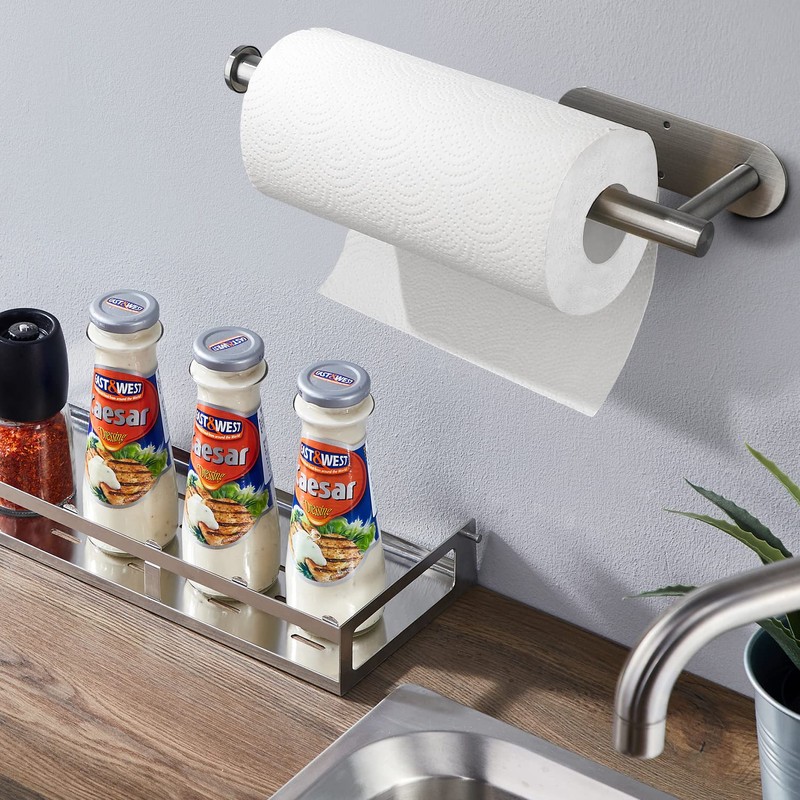 Paper Towel Rolls - for Kitchen, Self-Adhesive Under Cabinet,Both Available