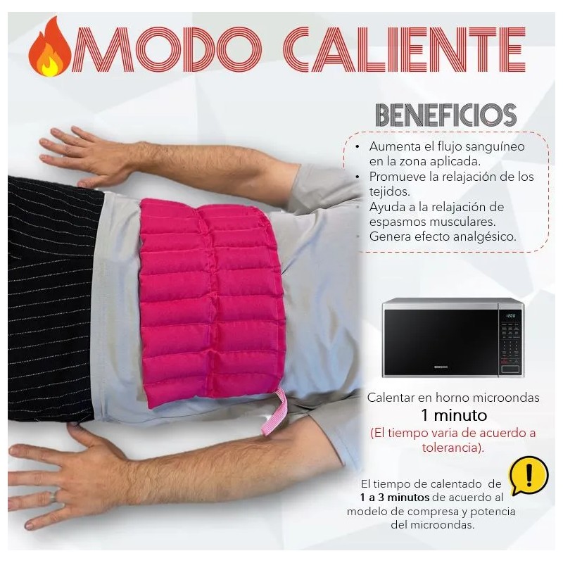 Compresa De Semillas Con Aroma-cojín Terapéutico Mediana