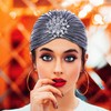 CROWN GUIDE 1920s Gatsby Headpiece Crystal Roaring 20s Costumes Accessories