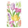 Caspari Spring Flower Show Guest Towel Napkins - 15 Per