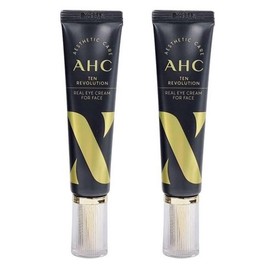 AHC Ten Revolution Real Eye Cream For Face 30ml x 2 AHC Eye Wrinkles / AHC 텐 레볼루션 리얼 아이크림 포페이스 30ml x 2개 에이에이치씨 눈가주름