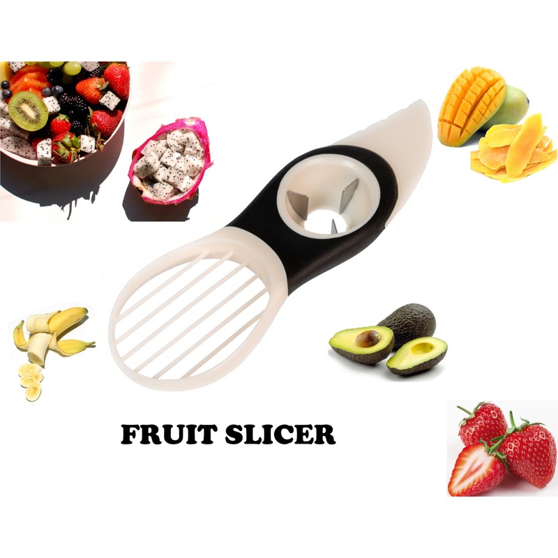 Avocado Fruit Slicer Pitter 3 in 1 Banana Dragon Fruit