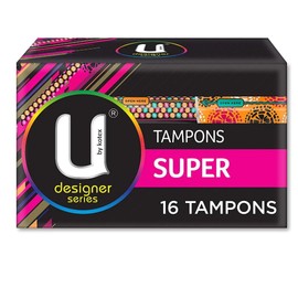 U by Kotex Designer Tampon, Super 16 Pack