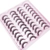 Natural False Eyelashes, 20 Pairs Wispy Cat Eye Look Faux