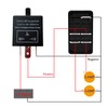 Red Led Hazard Warning Rocker Switch with 3 PIN Adjustable