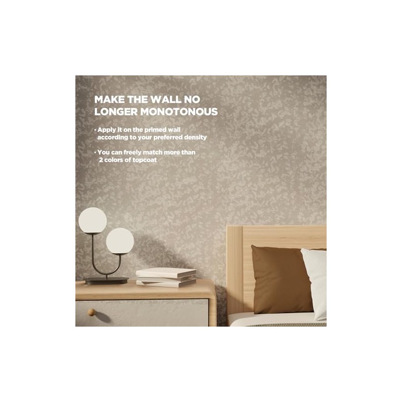 Threlaco Paint Roller Kit 3 Pcs Texture Sponge Paint Rollers